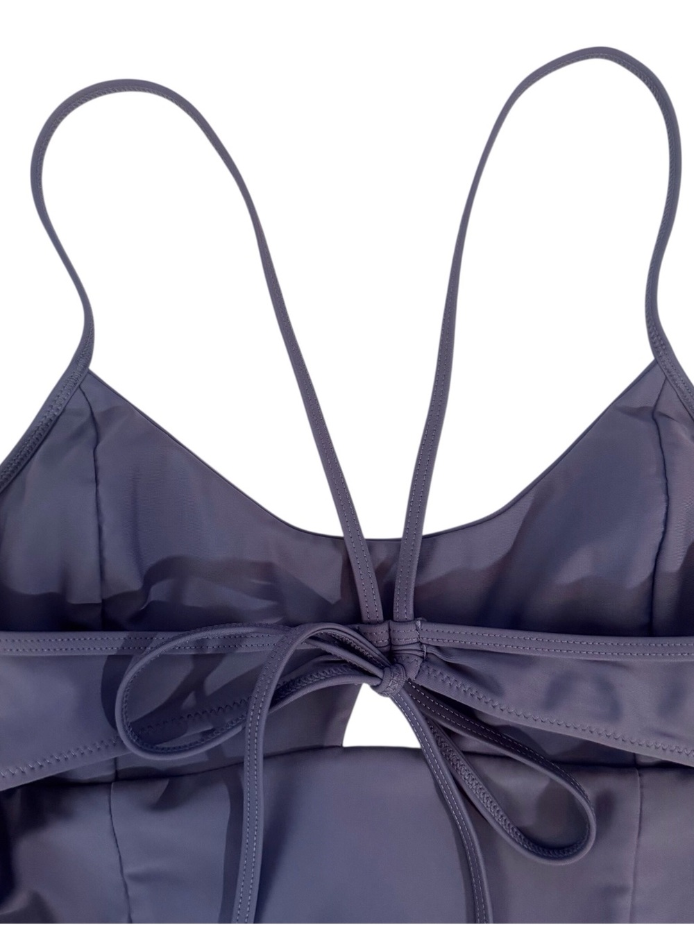 Summersalt Size 4 Blue The Swan Dive One Piece Bathing Suit Beach Vacation - Picture 7 of 10